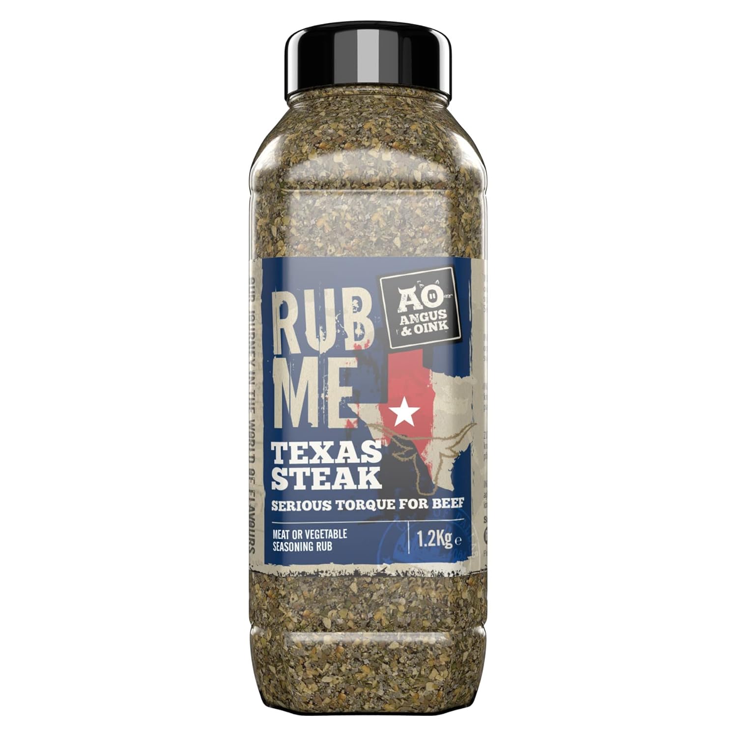 Angus & Oink Rub Me BBQ Seasoning- Texas Steak (POD) - 1.25 Kg