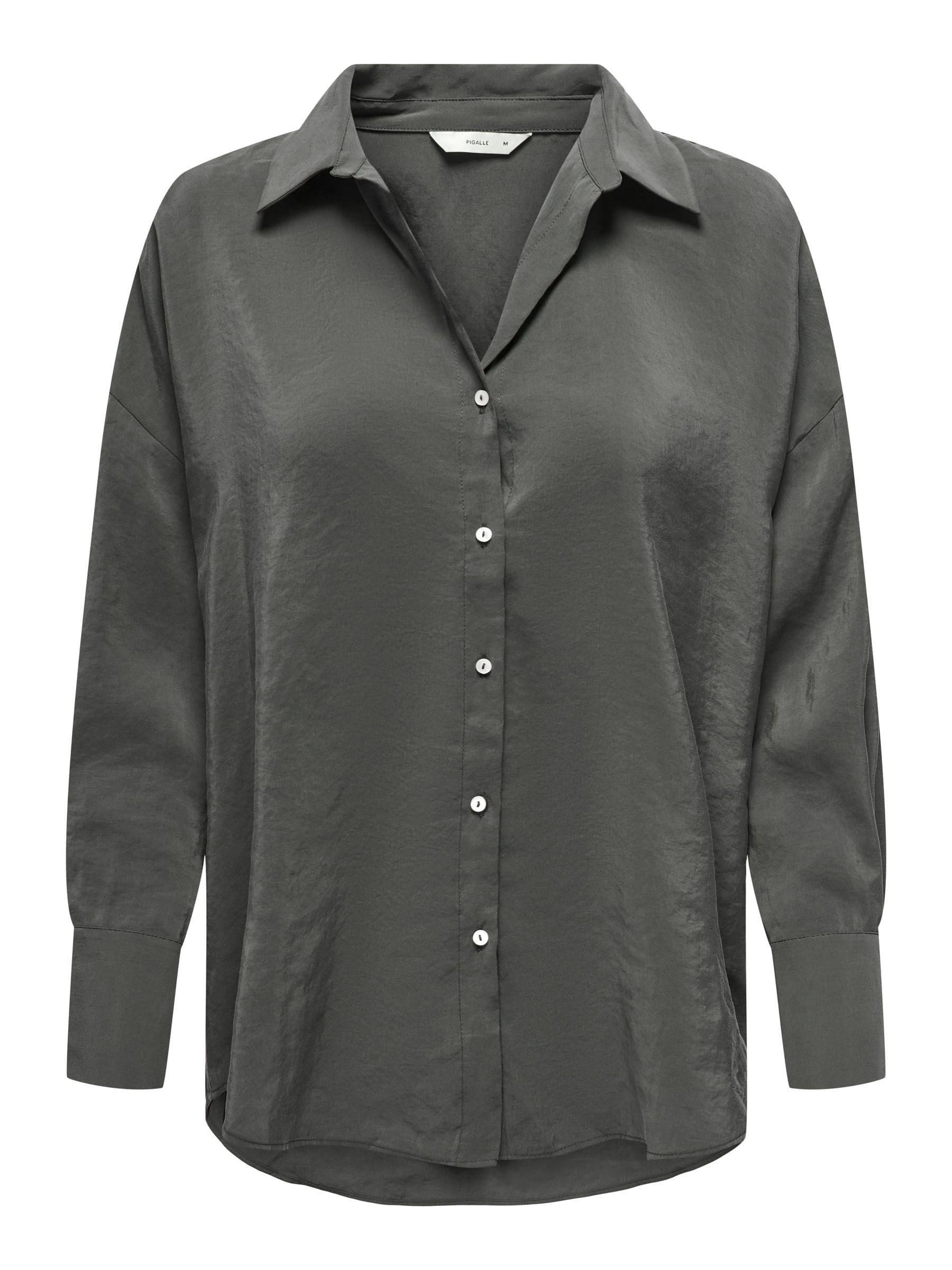 Only Women's Gris Woman's Shirt Zazima