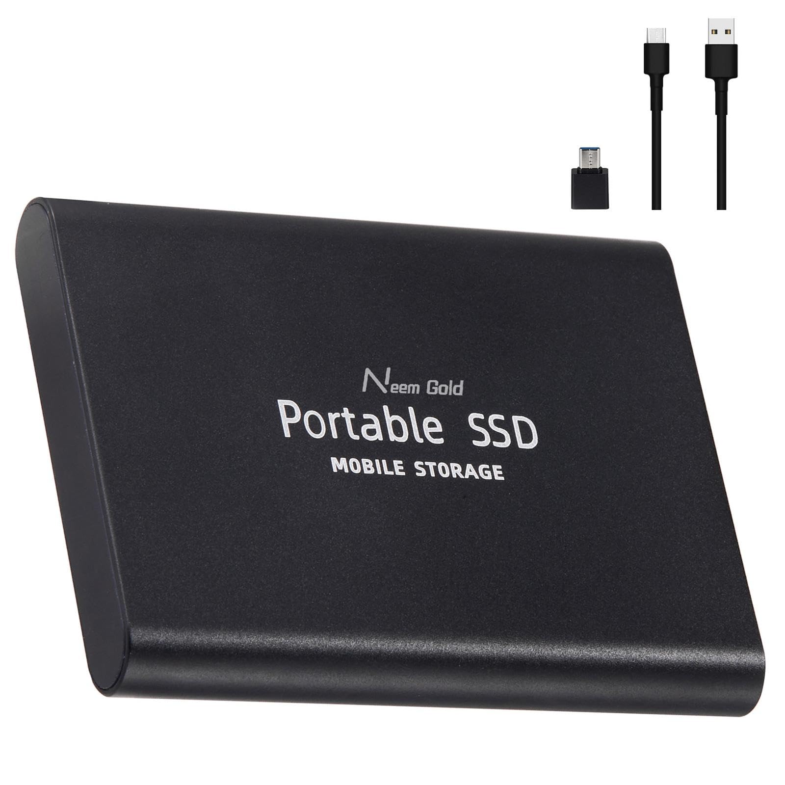 MERISHOPP SSD USB 3.1 External Solid State Drives Hard Disk for PC Laptop 500GB Black-image-41