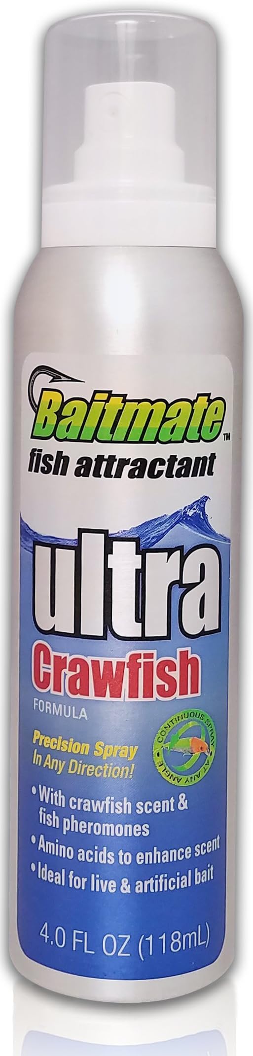 Baitmate Ultra Scent Fish Attractant Spray, Crawfish and Bass