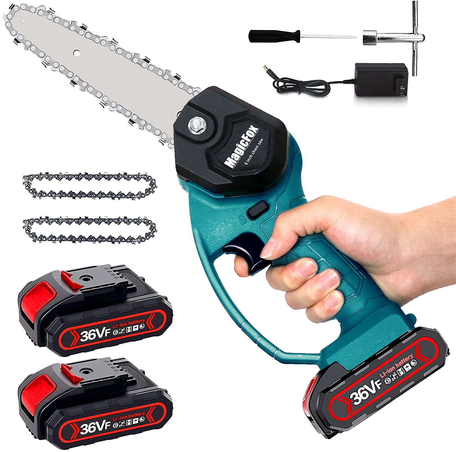 Buy Mini Chainsaw MagicFox 6Inch Cordless Power Chain Saws, Portable