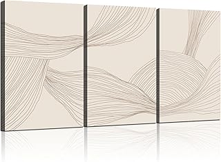 30 Small Bedroom Ideas to Maximize Space and Comfort 50 3 Minimalist Line Canvas Wall Art Modern Abstract Neutral Tones Poster P...