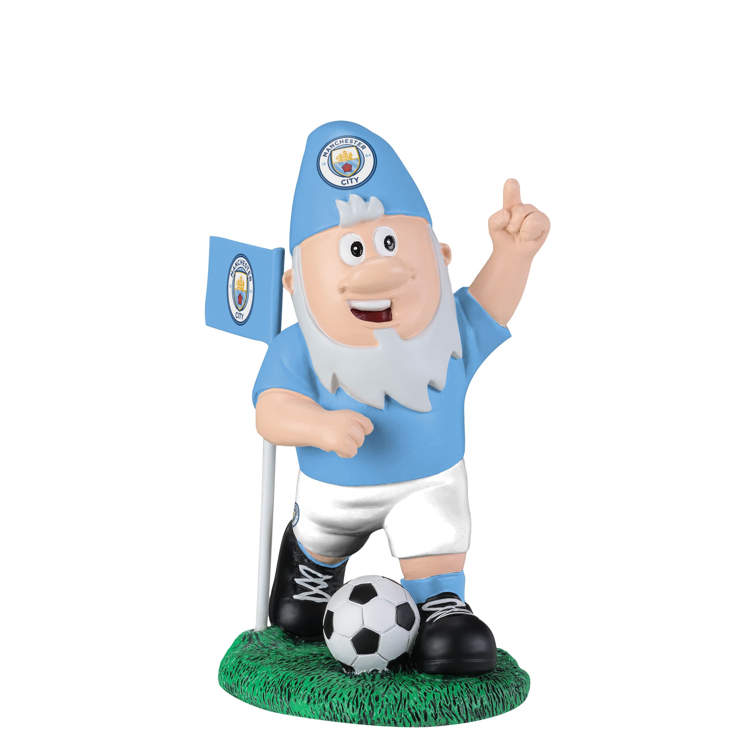 Foco Multicolored Officially Licensed Manchester City Fc Corner Football Garden Gnome