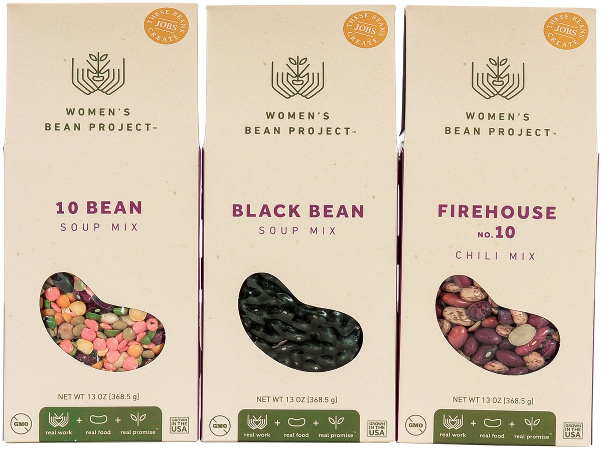 Amazon.com : Women's Bean Project Gift Bundle With 10 Bean, Black Bean And  Spicy Chili Soup Mix, 3 Items : Grocery & Gourmet Food
