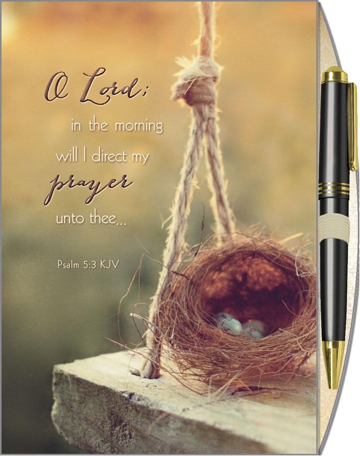 Legacy of Faith Guided Prayer Journal with Pen, Nest on a Swing