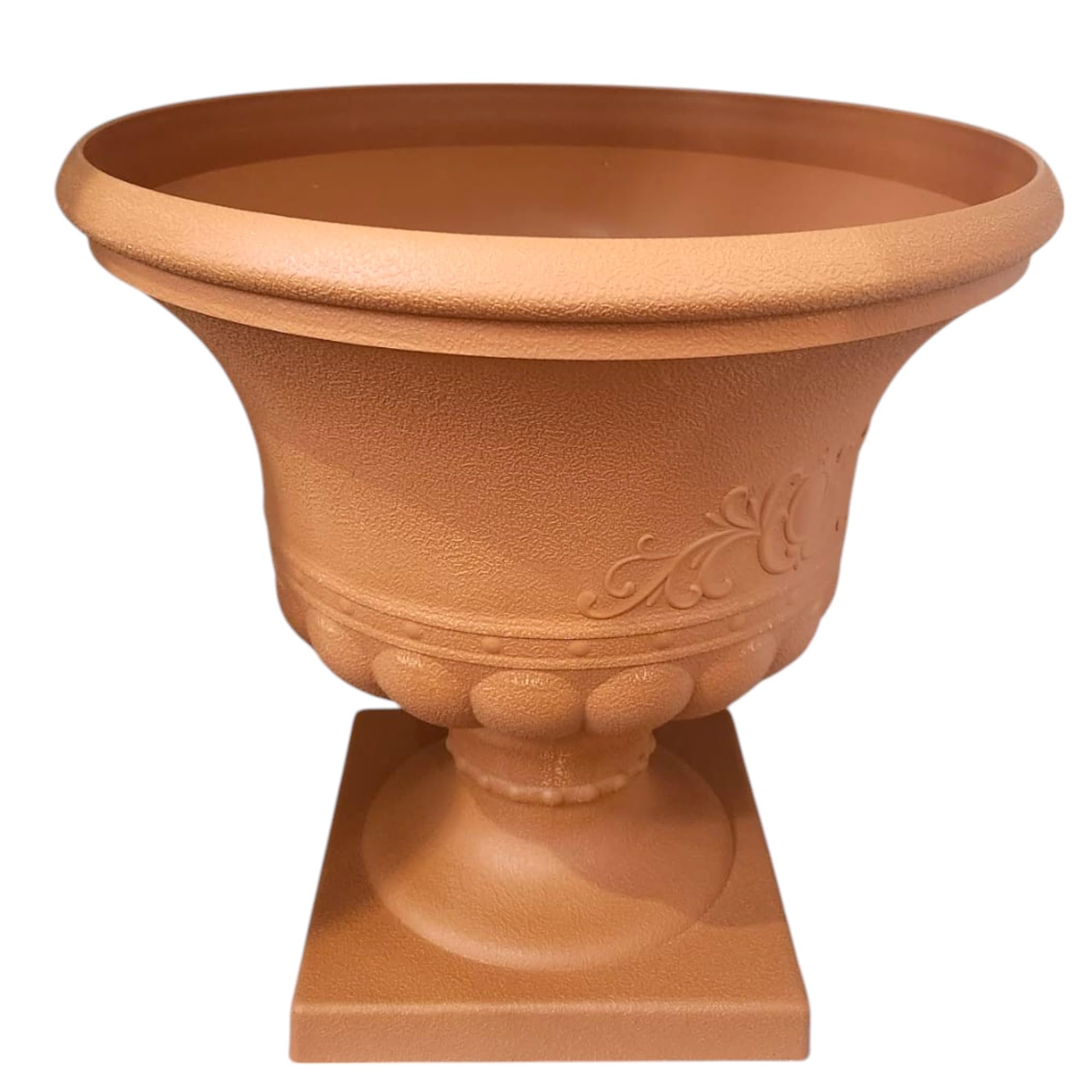 Pot de fleurs résistant aux intempéries grand support en métal décoration terrasse de qualité