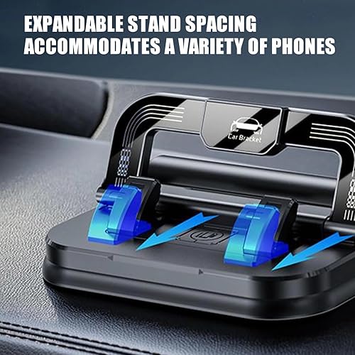 Miniatura 4 de Soporte de teléfono para automóvil 2026 con rotación de 360 grados, adecuado para navegación del automóvil, tablero de instrumentos universal,