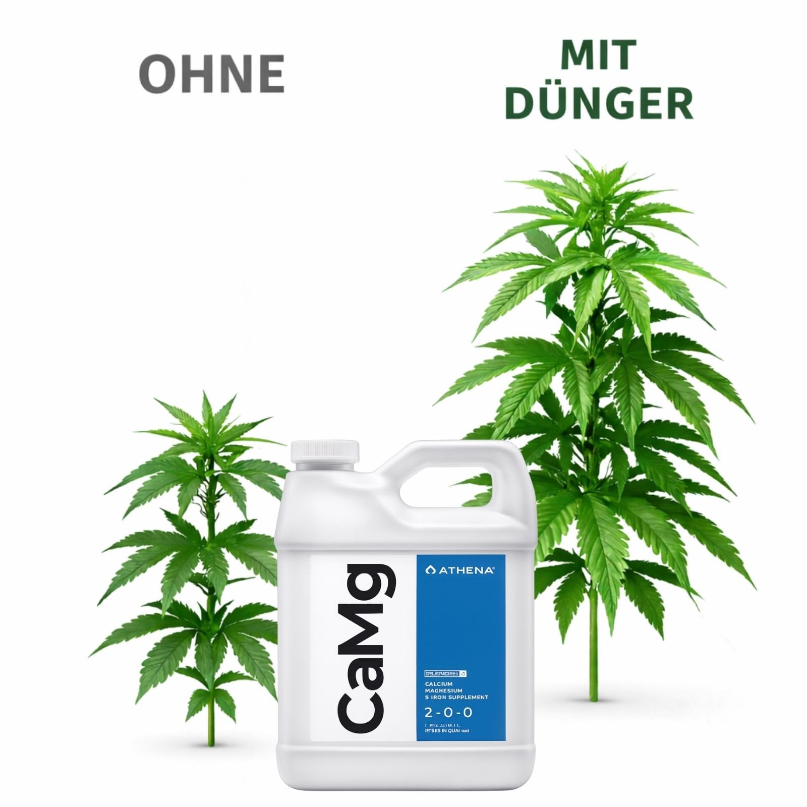 Weedness Athena CaMg 3,78 Liter - Dünger Pflanzen Grow Anbau Indoor Tomaten Rasen Orchideen