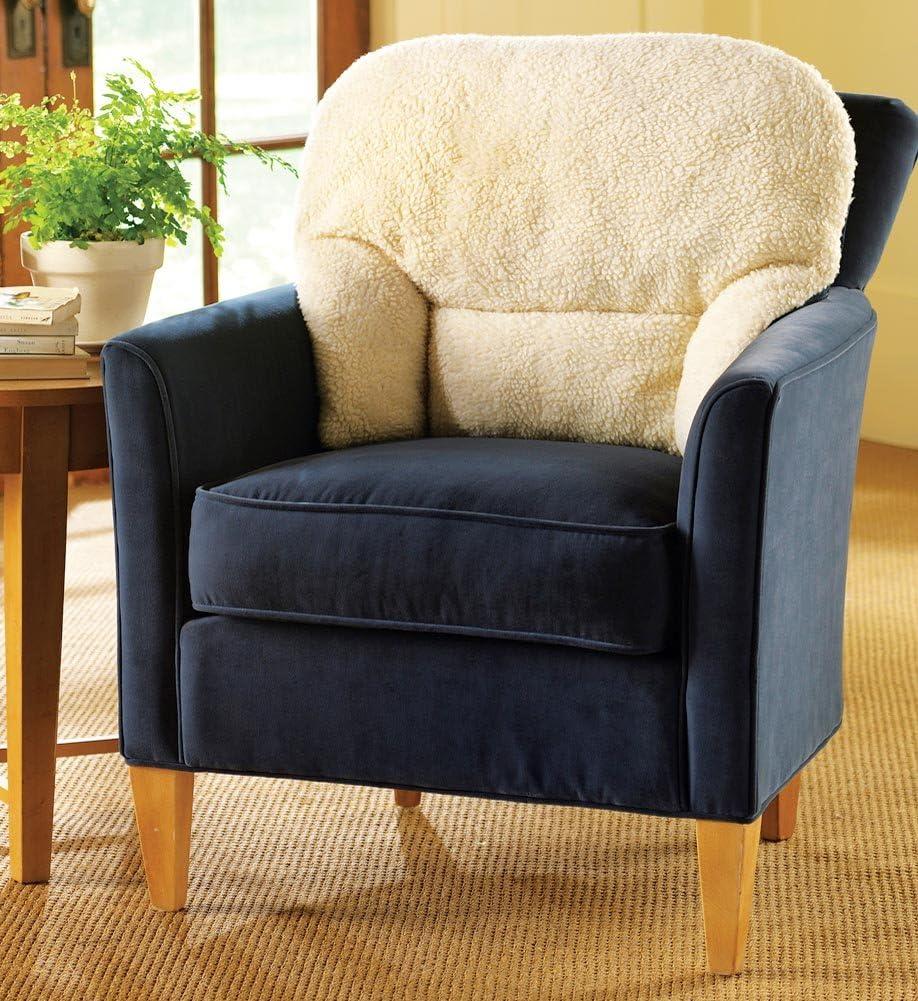 Fleece Back Support Pillow