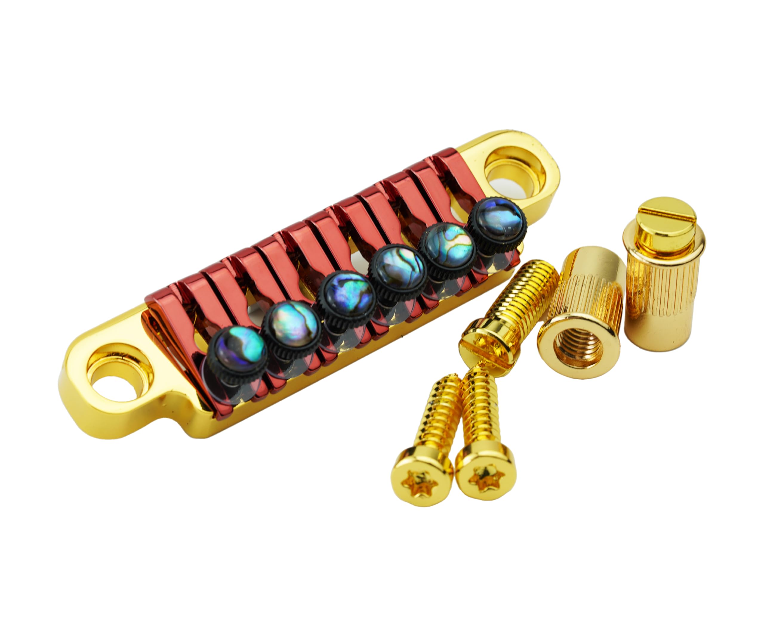 Amazon.com: Guyker Adjustable Fine-Tuning Zinc Alloy Guitar Bridge