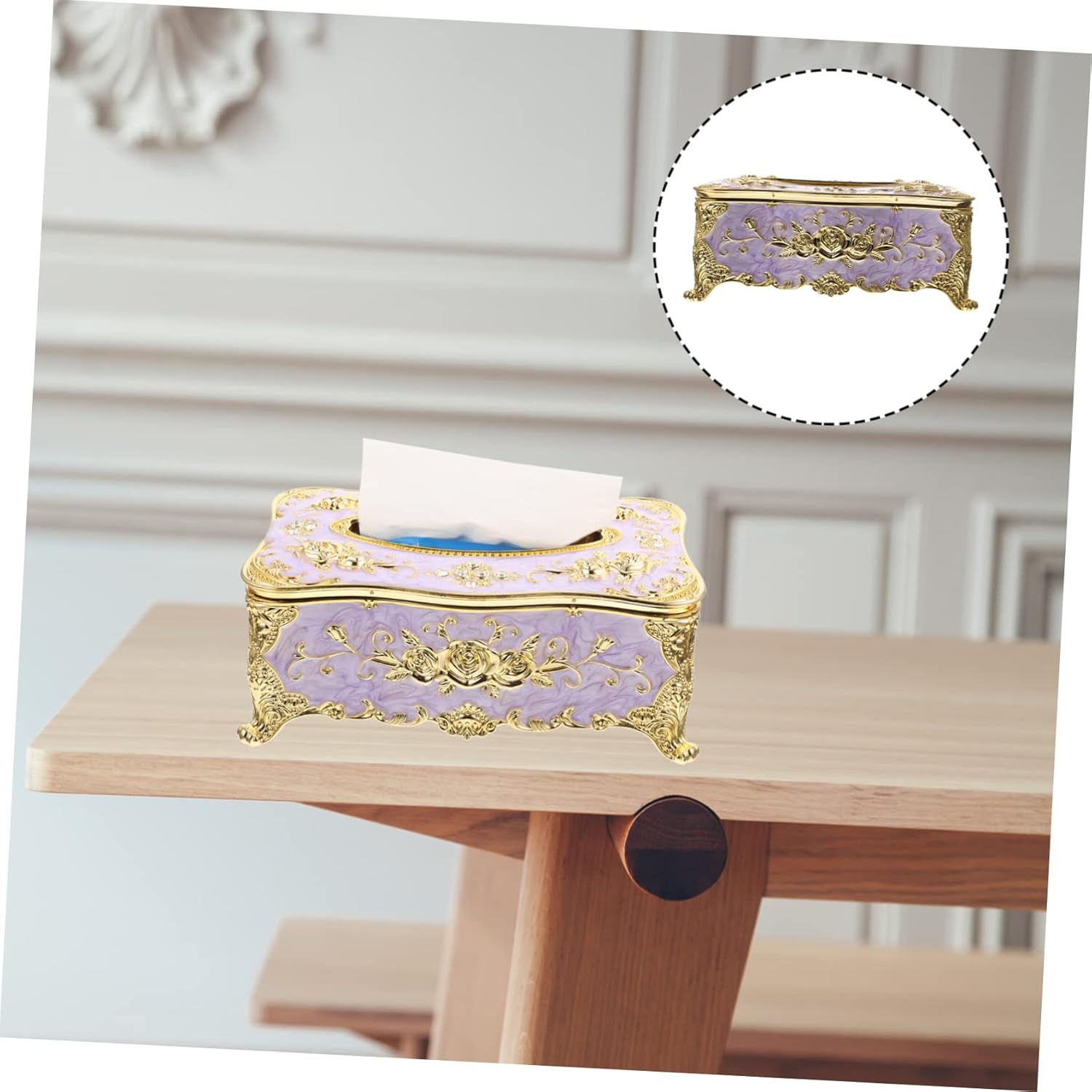VOSAREA Car Paper Box Tissue Box Cover Napkin Storage Case Plastic Tissue Holder