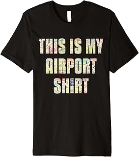 Vintage Visa Stamps This Is My Airport Shirt Family Travel Premium T-Shirt