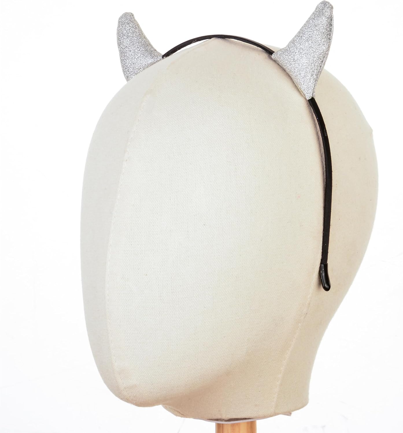 Merroyal Glitter Devil Horns Headband Halloween Fancy Dress Cosplay Hairband - Image 2