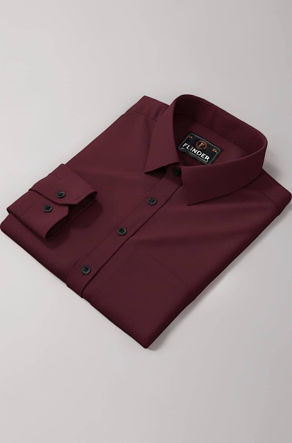 Men's Solid Slim Fit Casual Shirt | Premium Cotton Blend Full Sleeve Shirt for Men | Stylish Festive Shirt