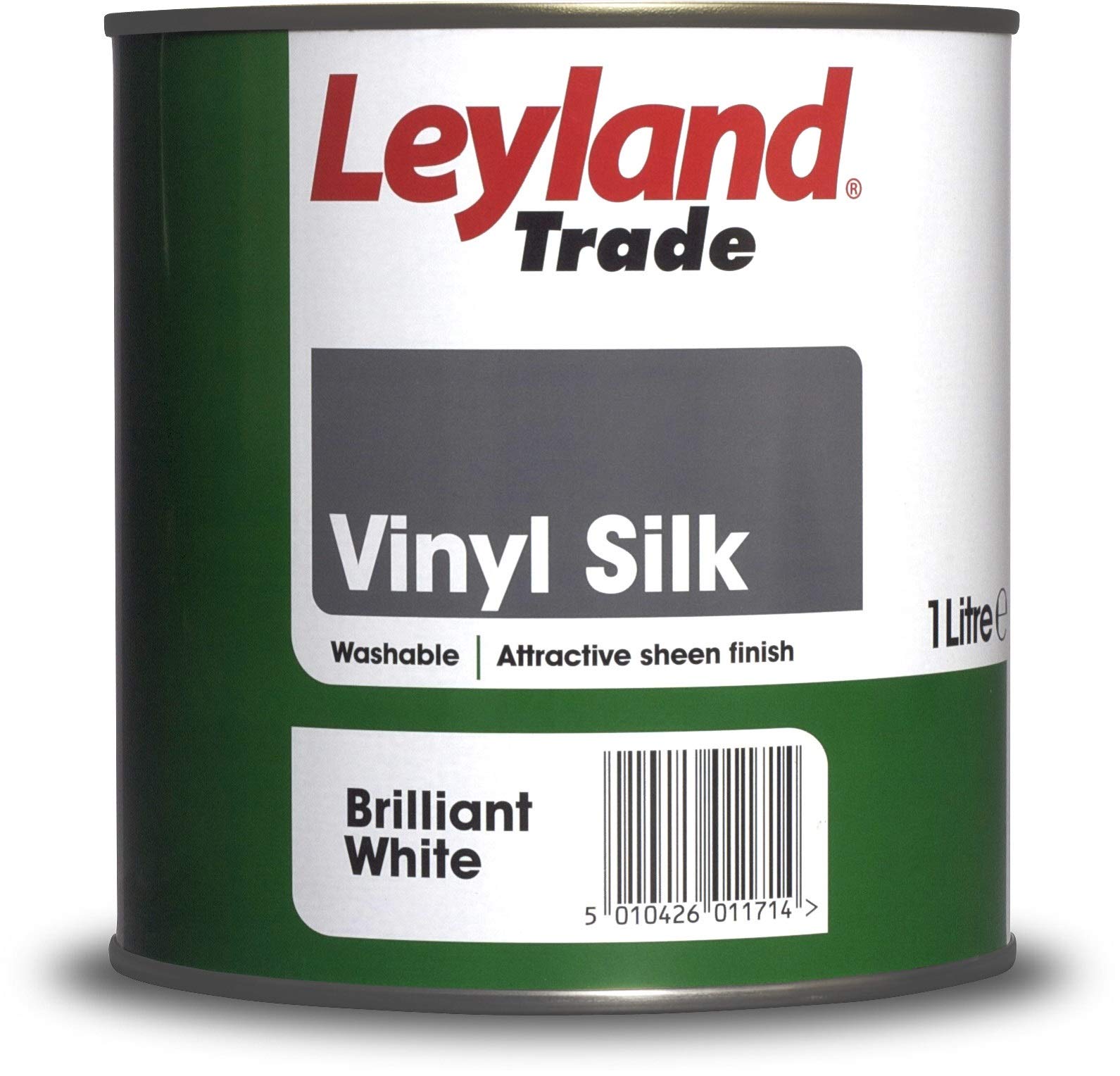 Trade Vinyl Silk Emulsion Paint - Brilliant White 1L