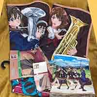 響け！ユーフォニアム3　黒江　黄前　敷きパッド　冷感ケット　枕カバー　デカ巾着 響け！ユーフォニアム3 黒江 黄前 敷きパッド 冷感ケット 枕