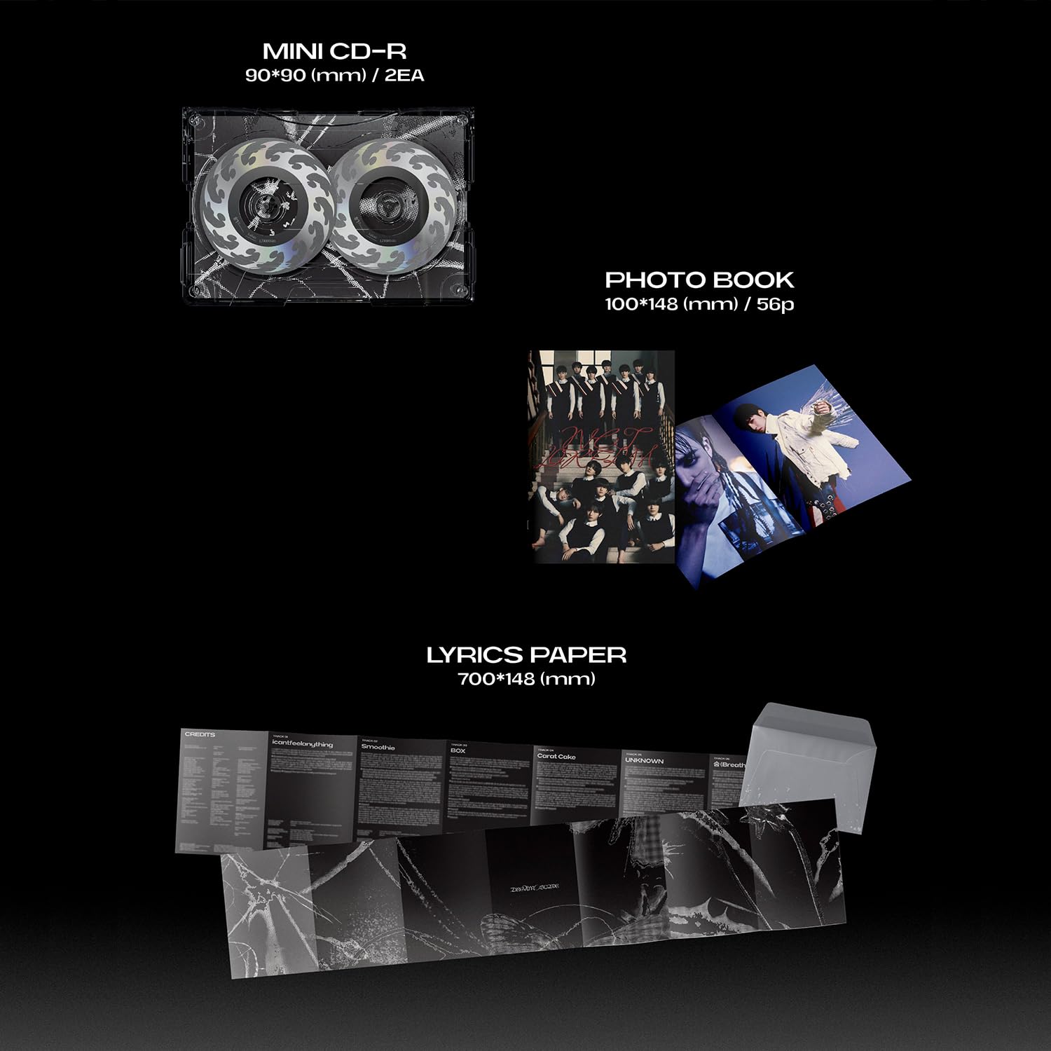 NCT DREAM - [DREAM SCAPE] (DREAMini Ver.) Case + Mini R + Photo Book + Lyric Paper + Sticker + ID Card + Photo Card + 7Dream Photo Card + 2 Pin Badges + 4 Extra Photocards