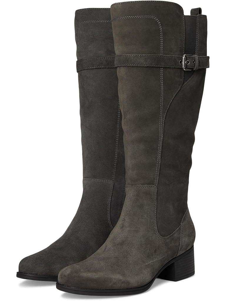 Gray Naturalizer Kenna Wide Calf Knee High Boots