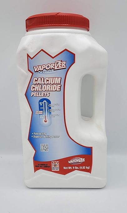 Review Vaporizer Ice Melter Calcium Chloride Pellets (9lb Jug)