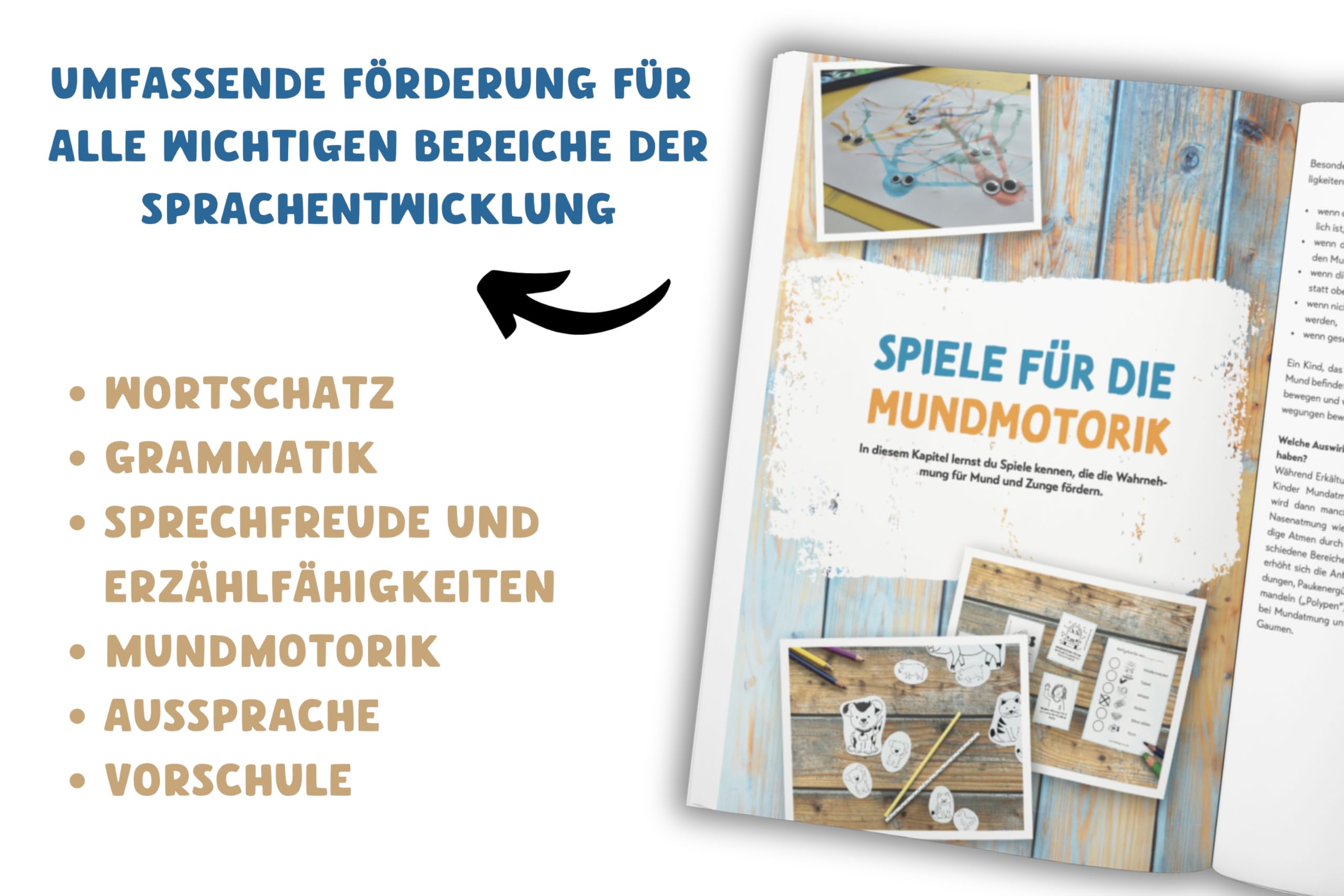Spielen, Sprechen, Spaß haben! Das interaktive Spielebuch zur Sprachförderung: Über 100 Sprachspiele und Fördertipps für Kinder ab 2 Jahren bis zur ... einer Logopädin (Starke Sprache)