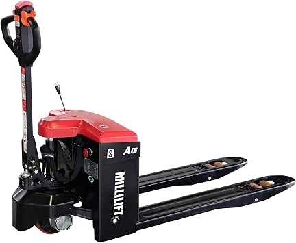 Electric Pallet Jack, 3300LB Capacity, 45"x21" Forks