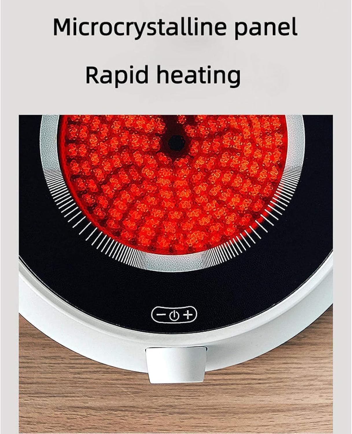 Electric Mini Ceramic Stove, 800W Round Hot Plate Siphon Pot Heating Light Wave Oven, Halogen Beam Coffee Heating Stove, Ideal for Afternoon Tea and Coffee.