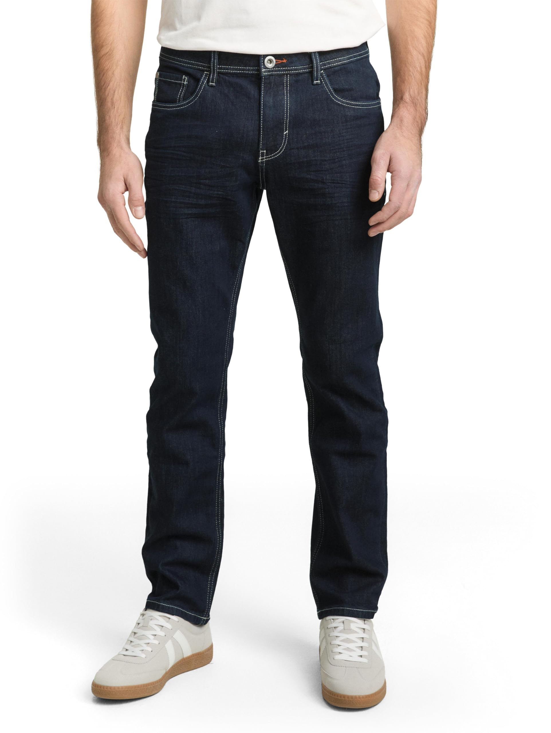 Tom Tailor Herren TTMARVIN Straight Jeans mit Stretch