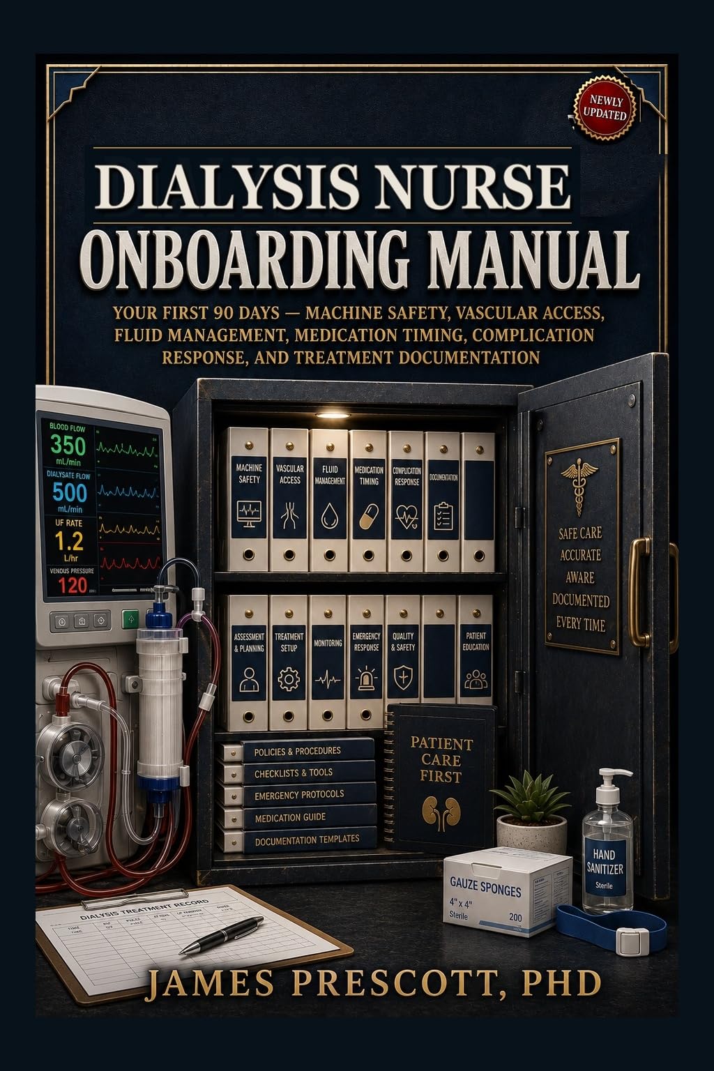 Dialysis Nurse Onboarding Manual: Your First 90 Days: Machine Safety, Vascular Access, Fluid Management, Medication Timing, Complication Response, and Treatment Documentation (English Edition)