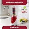 Sinbo SHB-7508 Red Shake Take One | خلاط عصائر محمول بقوة 300 واط | زجاجة رياضية سعة 570 مل - خلاط بشفرة فولاذية