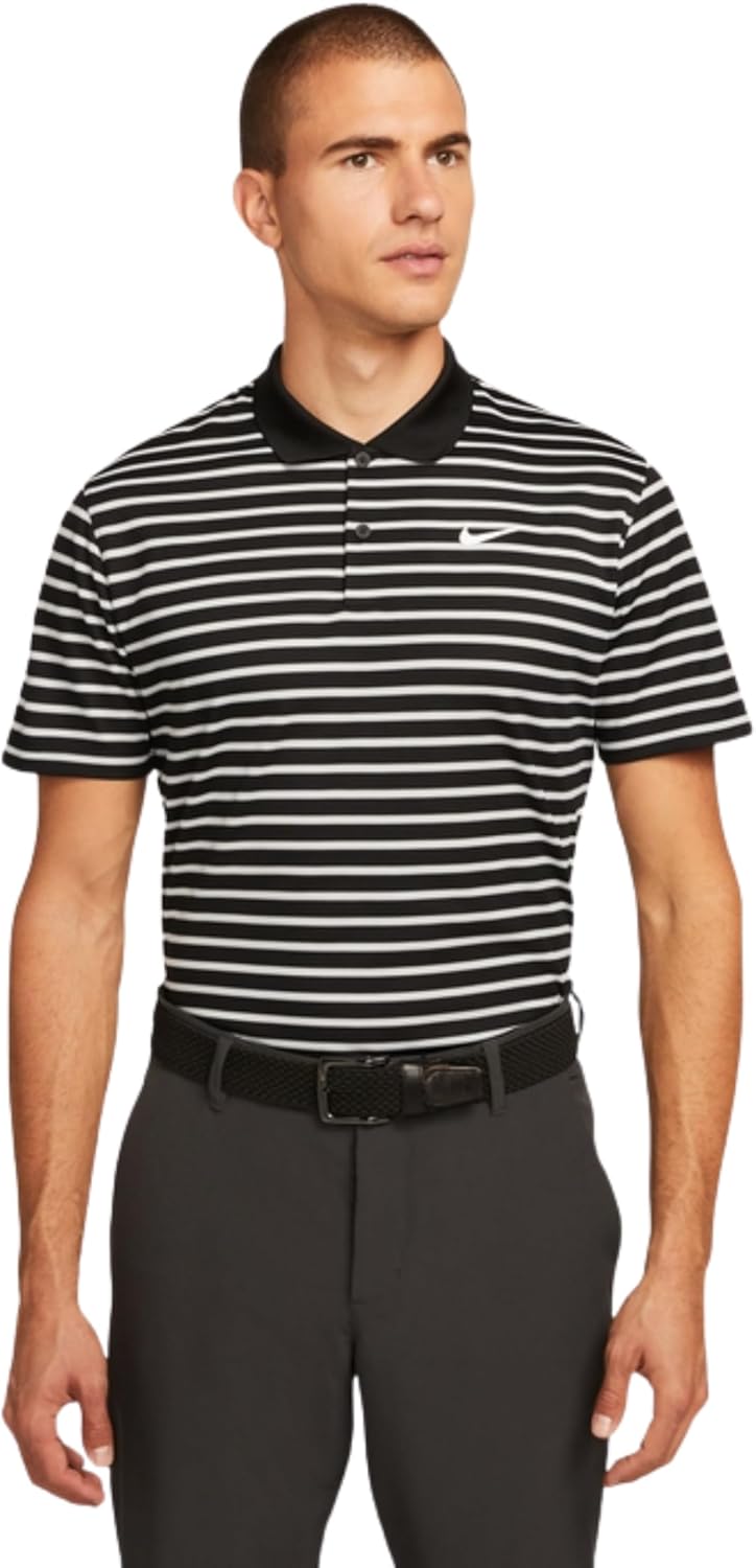 Nike Dri-FIT Men’s Victory Core Golf Polo – Solid & Stripe Styles, 4-Way Stretch, Moisture-Wicking Performance Shirt - Image 5