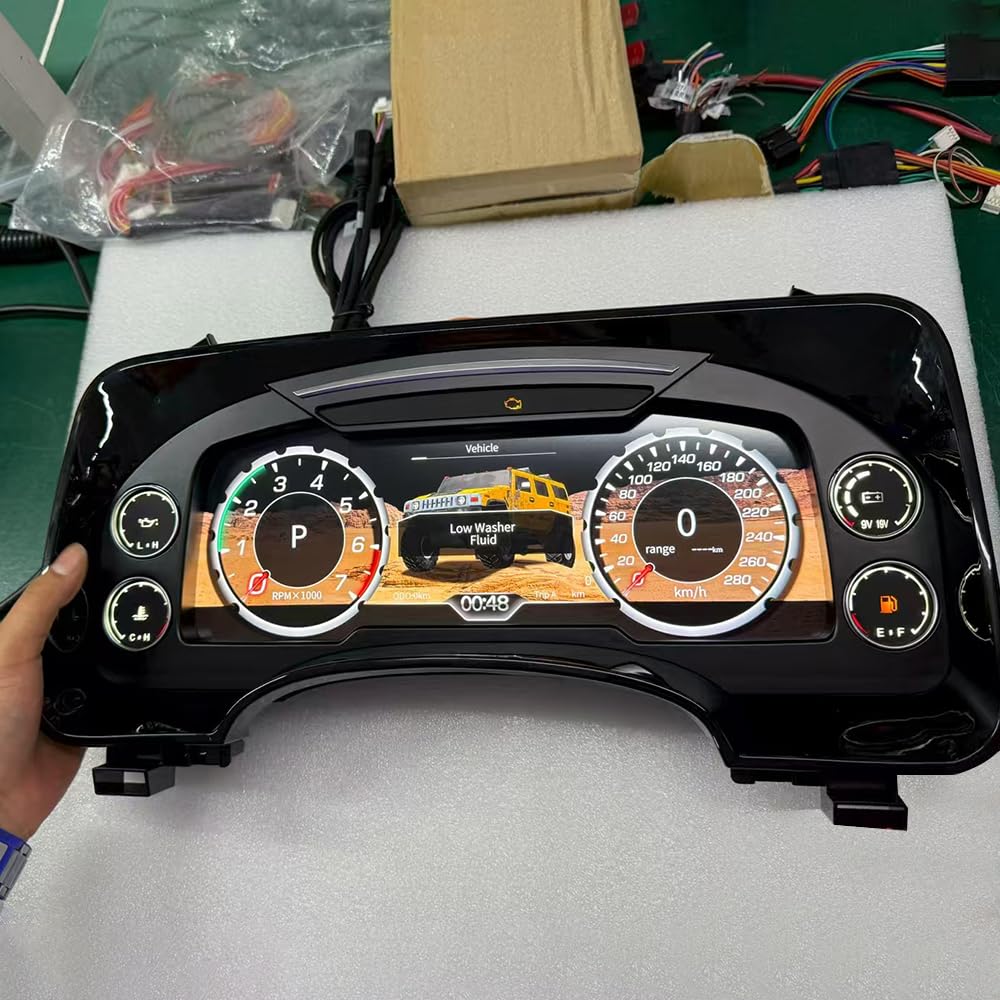 12.3 Inch Screen Digital Instrument Cluster for Hummer H2 2003 2004 2005 2006 2007 2008 2…