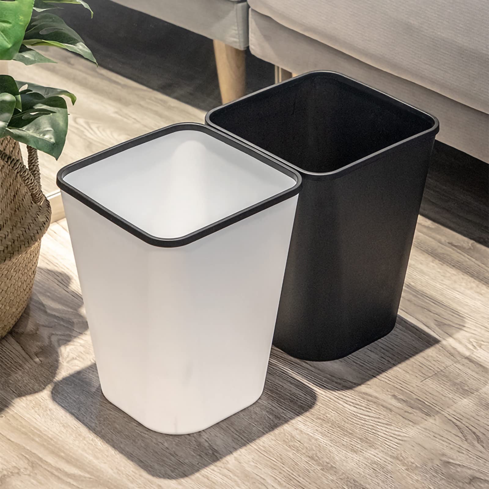 Pattumiera – Design moderno 12 litri / 2,6 galloni, cestino, cestringe, cescesket, for bagno, camera da letto, ufficio, piccolo soggiorno Pattumiera Multipat