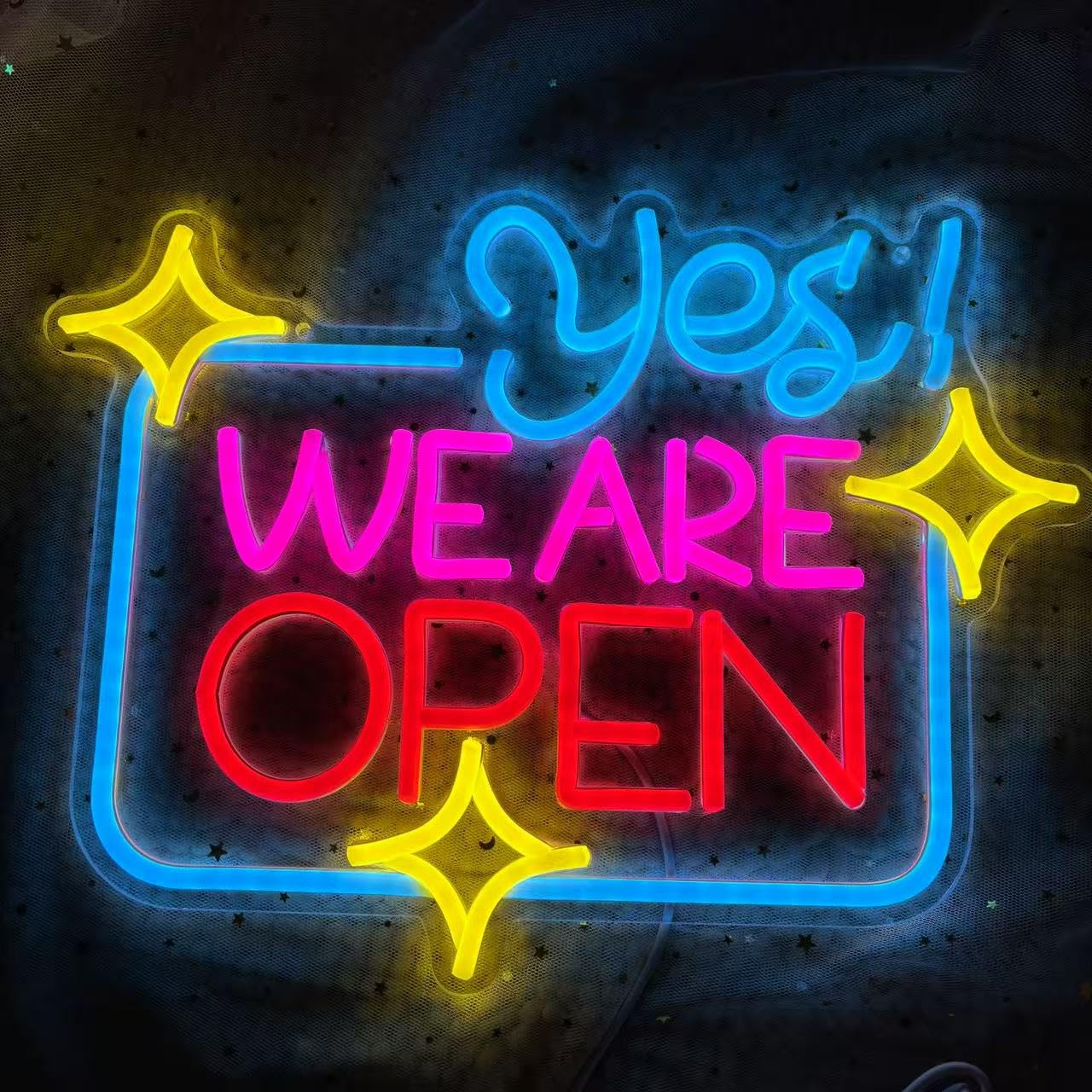Yes We are Open Neon Sign Open Sign Come in were Open Sign Funny Open Closed Sign Open Sign for Business Custom Open Sign Open Closed Decors - Image 3