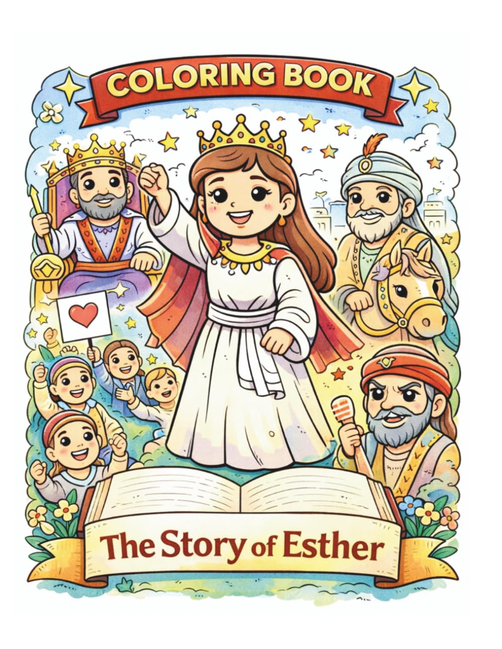 Esther: A Faith-Based Coloring & Activity Book for Brave Girls: A Christian Bible Story Activity Book for Girls About Courage, Kindness, and Faith (Brave Girls of the Bible.)