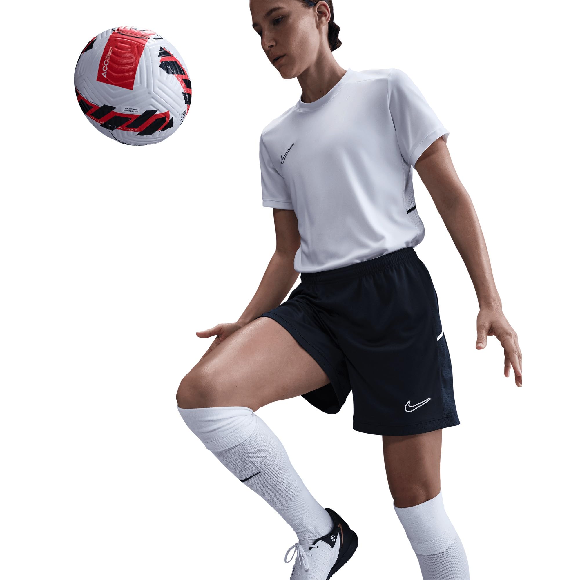 Nike Dri-FIT Academy 25 gestrickte Fußballshorts für Damen, FZ9780