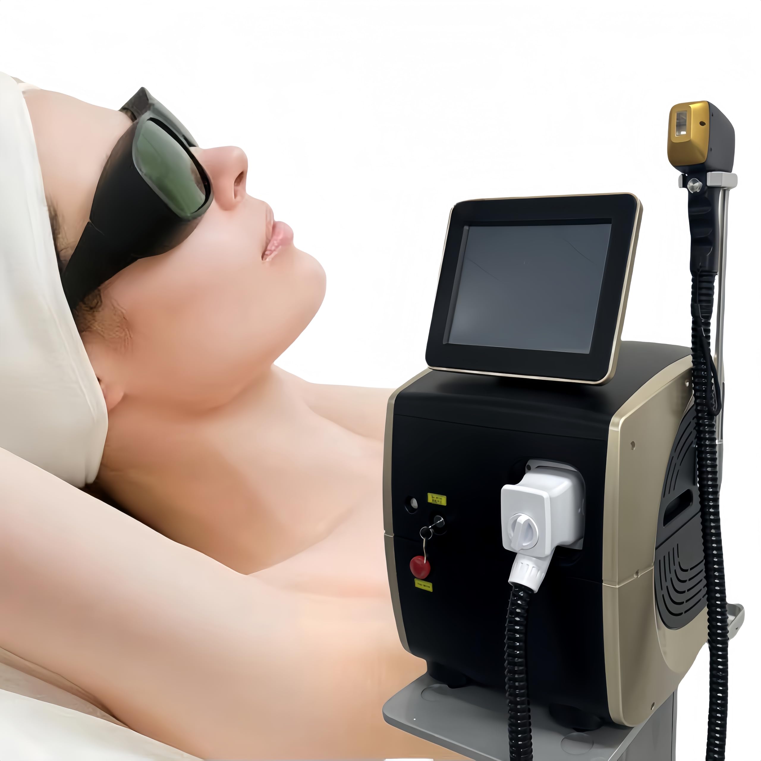 2026 Professional Diode 808 Laser Ice Titanium Hair Removal Machine 755 808 1064nm