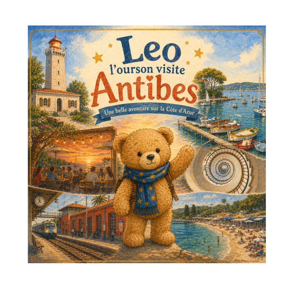 Léo l’ourson visite Antibes: n°6 - Une belle aventure sur la Côte d’Azur (Léo l’ourson visite la France)
