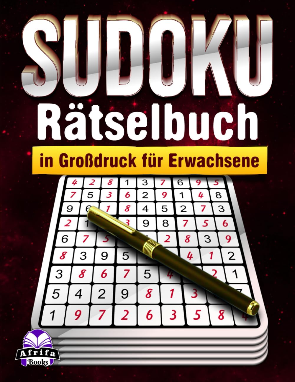 Sudoku-Rätselbuch in Großdruck für Erwachsene: 300 leichte, mittelschwere und schwere Denkspiele zur Entspannung, zum Stressabbau und zur Förderung der geistigen Fitness