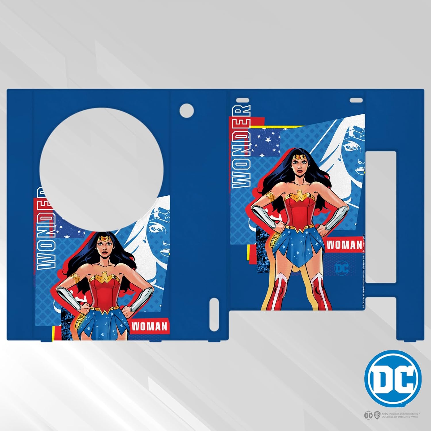 Head Case Designs Officially Licensed DC Women Core Wonder Woman Compositions Game Console Wrap Case Cover Compatible With Xbox Series S Console