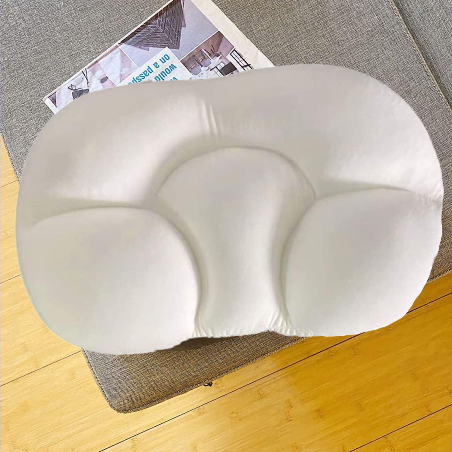 Foot Necklow Well Sleep Pillow, Ergonomic Pillow 3D All