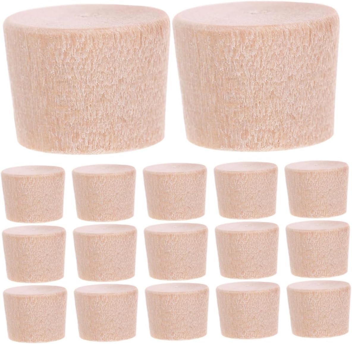 Gogogmee Button Plugs 100pcs Cork Carpenter Bee Plugs Wood