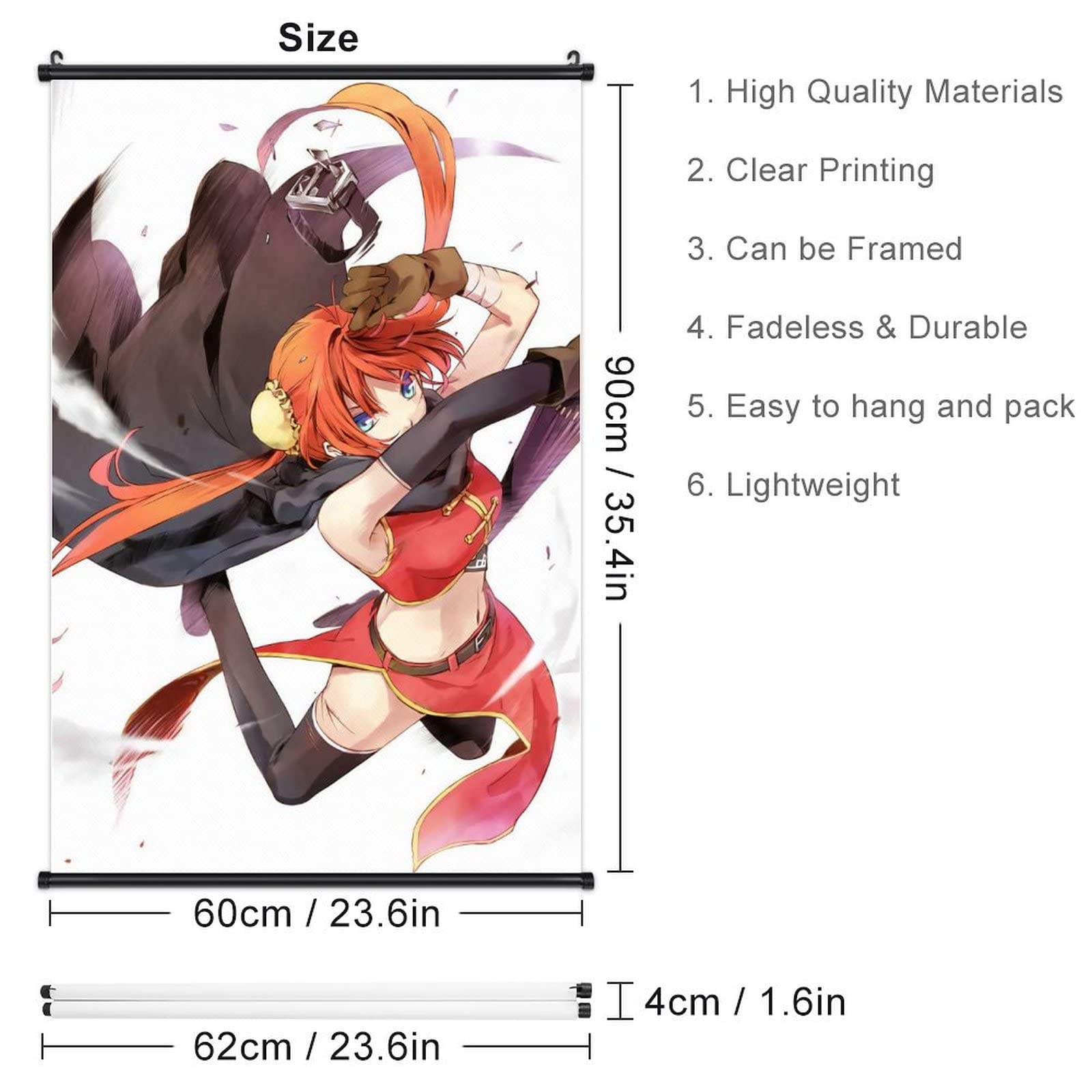Amazon.co.jp: ポスター 壁掛 オシャレ アニメ柄 キャラクター柄 銀魂