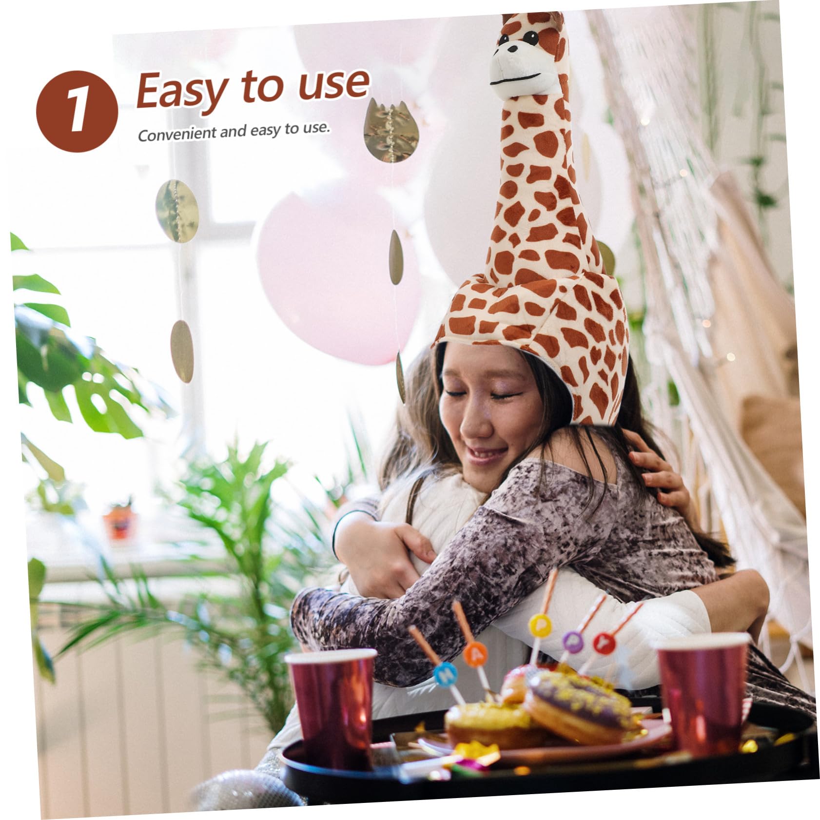 Toyvian Sombrero de Fiesta de Felpa Divertido Gorro de Disfraz Animal para Adultos Cómodo para Eventos Temáticos