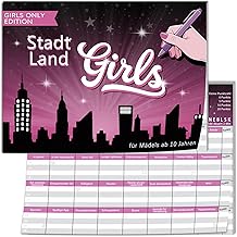 City Country Girl, as a Gift for Cool Teenager Girls from 10 11 12 13 14 Years, Quiz Game for Girls' Evening, Junior Card Game, Gift Ideas for 10-14 Birthday Christmas Advent Calendar 2025