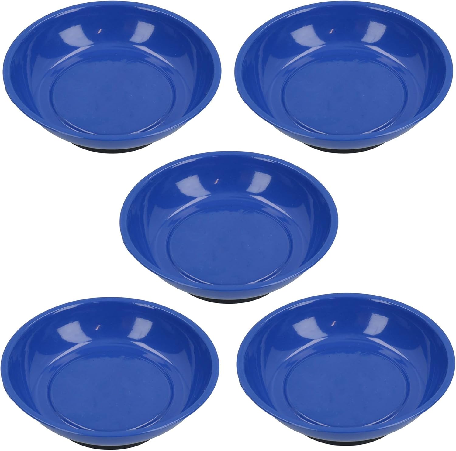 5 x 4" Magnetic Parts Tray Dish storage Holder Circular Round Stainless Steel