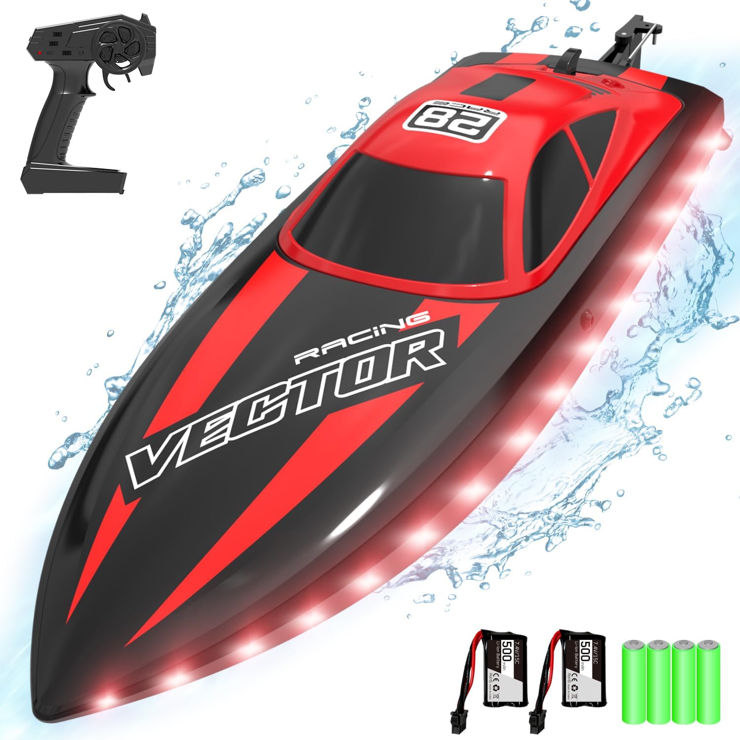 Amazon.com: VOLANTEXRC RC Boat 20MPH Fast Remote Control Boat for