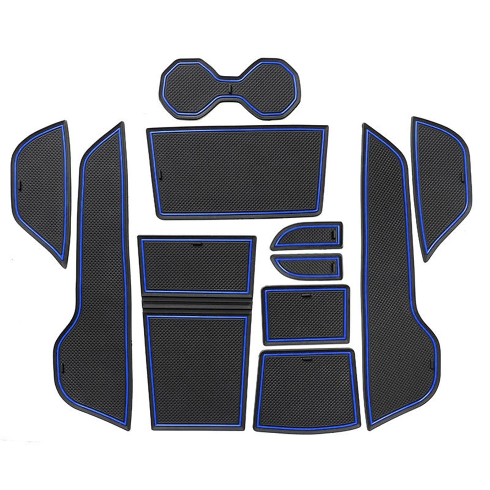 ahhccne Rubber Mats for Centre Console for MG MG4 EV 2023+, LHD Rubber Mats for Centre Console