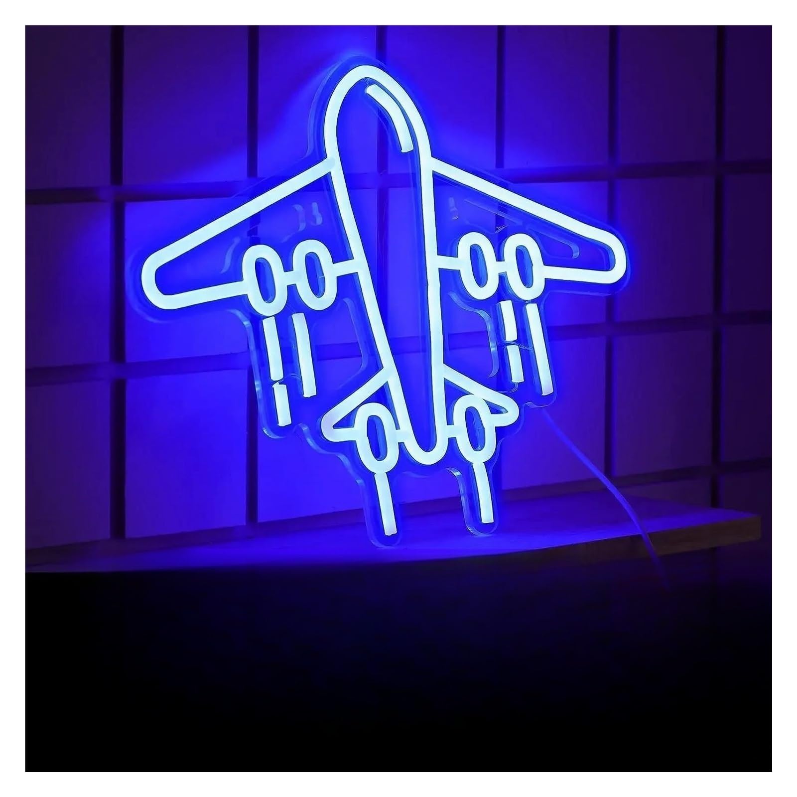 Insegna al neon Aereo per insegna al per neon per alimentazione per 29cm×38cm