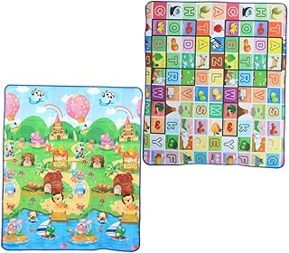 KOMBIUDA 1 Peça Tapete De Rastejamento Para Bebês Tapete Para Crianças Tapete De Chão Para Bebês -/Tapete De Chão De Desenho Animado Almofada De Chão Para Bebês Tapete De Brincar Tapete De