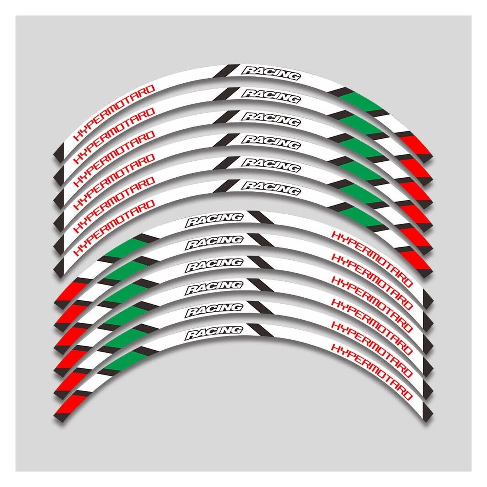 Autocollant pour jantes 17 pouces moto Hypermotard 1100 796 950